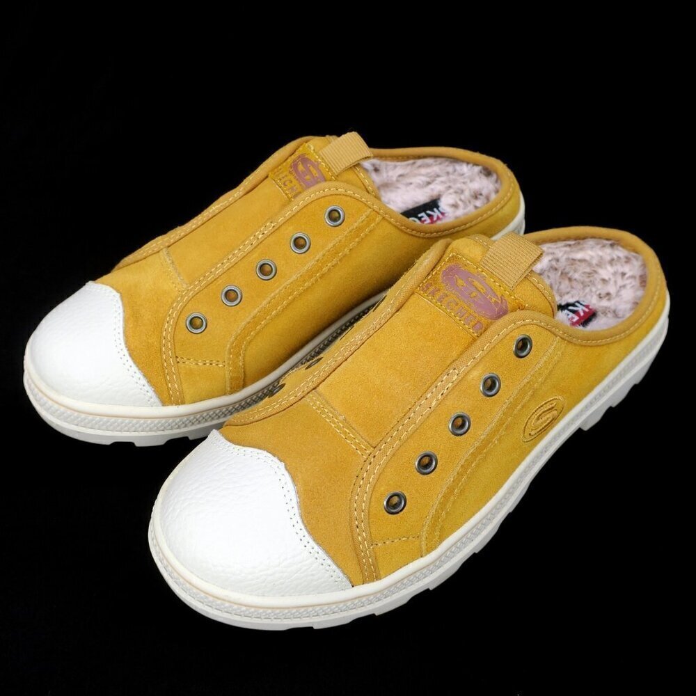 Skechers Roadies Cozy Goes Wheat Yellow Comfort Slip-on Shoes Women's 7.5 - Picture 2 of 4